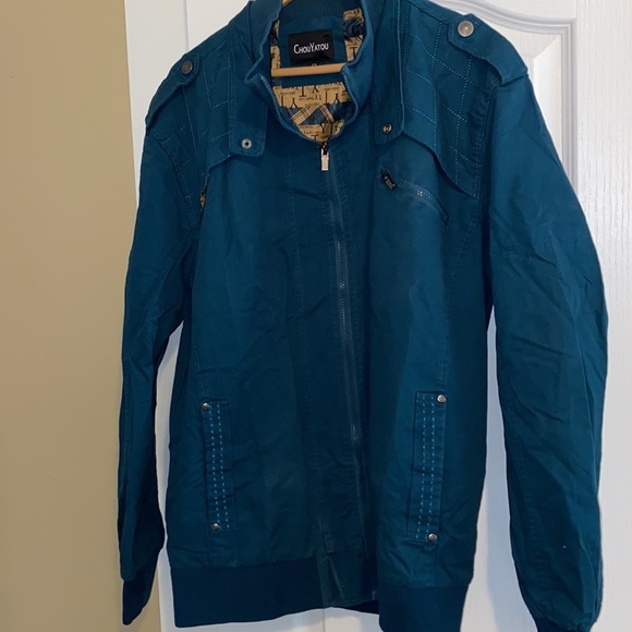 Full Zip Jacket with Shoulder Straps - Picture 3 of 7